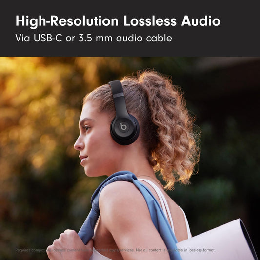 Beats Beats Solo 4 Bluetooth Headphones – Ultra-Lightweight On-Ear Design with Powerful Sound & Long Battery Life