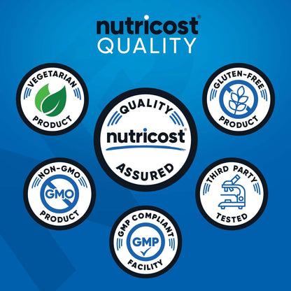 Nutricost Nutricost Creatine Monohydrate Powder – Micronized Unflavored Creatine Supplement, 5000mg (5g) Per Serving, 100 Servings for Strength, Performance & Recovery, 500g (17.9 oz)
