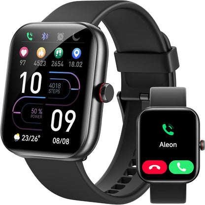 Smart Watch for Women & Men – Bluetooth Calling Smartwatch for iPhone & Android, Built-in Alexa, 1.91" HD Display, 105+ Sport Modes, IP68 Waterproof, Sleep, Heart Rate, SpO2 & Stress Tracking