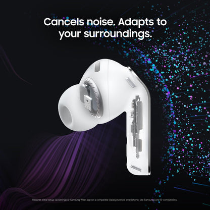 Samsung Samsung Galaxy Buds 4 Pro (2026) AI True Wireless Earbuds – Hi-Res Audio, 2-Way Speakers, ANC 2.0, Live Translation, Optimized Comfort, IP57 Water & Dust Resistance, Bluetooth Earbuds, Black, US Version with 2-Year Warranty