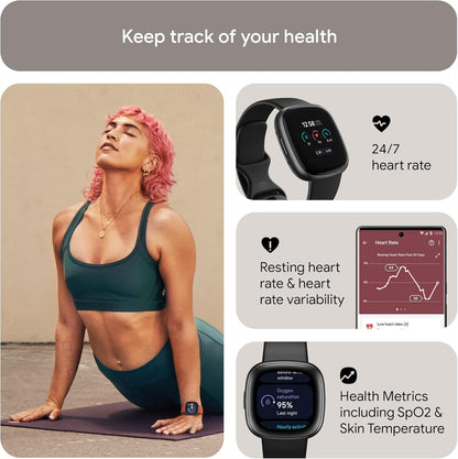 Fitbit Fitbit Versa 4 Smartwatch – Daily Readiness, 40+ Exercise Modes, GPS & Advanced Health Tracking