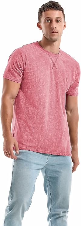 KLIEGOU KLIEGOU Men's T-Shirt – Premium Cotton Crew Neck Casual Tee, Soft Breathable Short Sleeve Shirt for Daily Wear, Available in Sizes S–4XL