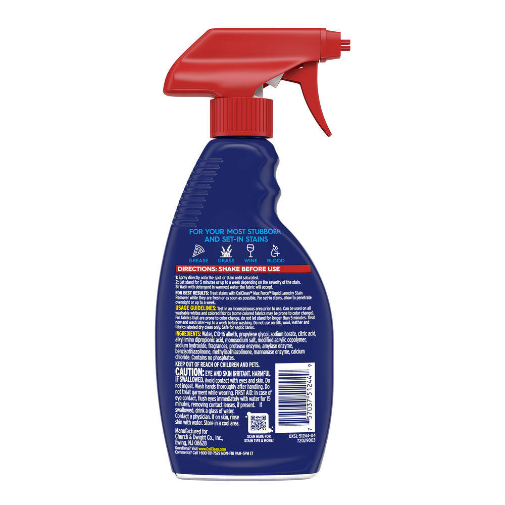 OxiClean™ Max Force Laundry Stain Remover — Powerful 5-in-1 Formula, 12 oz