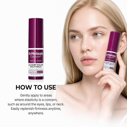 Dr.Melaxin Dr.Melaxin Collagen Multi Balm Stick – Korean Skincare Wrinkle Repair Balm with Calcium & Adenosine for Eyes, Neck & Face, Firming Treatment for Sagging Skin, 0.31 oz