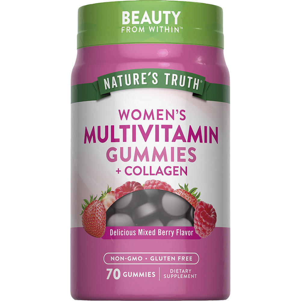 Nature’s Truth® Women’s Multivitamin + Collagen Gummies — 70 Count, Hair, Skin & Immune Support
