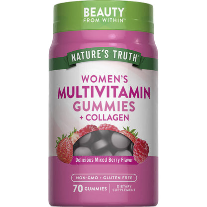 Nature’s Truth® Women’s Multivitamin + Collagen Gummies — 70 Count, Hair, Skin & Immune Support