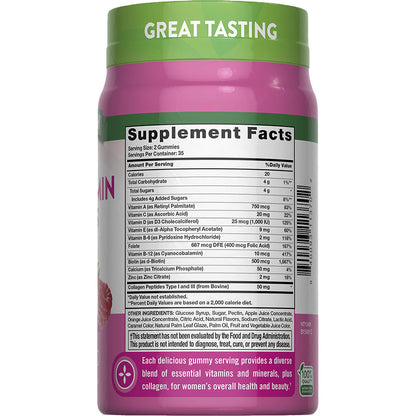Nature’s Truth® Women’s Multivitamin + Collagen Gummies — 70 Count, Hair, Skin & Immune Support