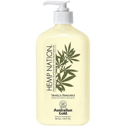 Australian Gold® Hemp Nation® Vanilla Pineapple Moisturizing Lotion — 18 oz, Hydrating Body Care