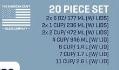 "Anchor Hocking® 20-Piece Glass Food Storage Container Set"