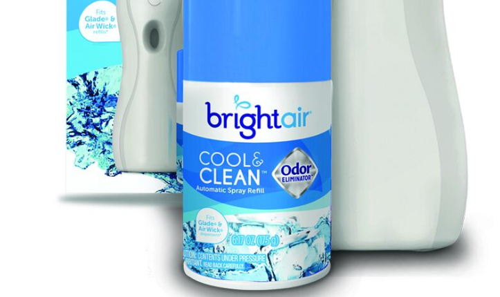 Brightair® Cool & Clean™ Automatic Air Freshener Spray Kit — Continuous Odor Control System