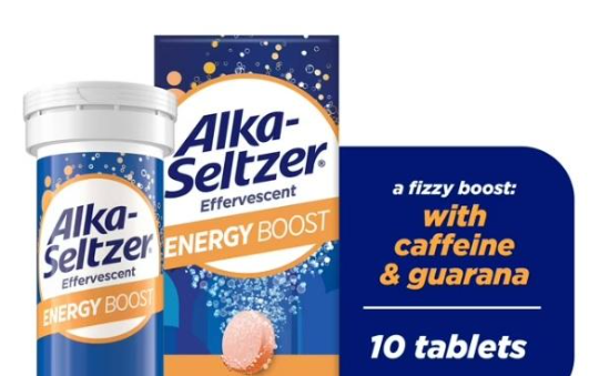 Alka-Seltzer® Tropical Punch Energy Boost Tablets — 10 Count, Fast Energy & Refreshment