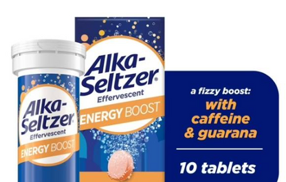 Alka-Seltzer® Tropical Punch Energy Boost Tablets — 10 Count, Fast Energy & Refreshment