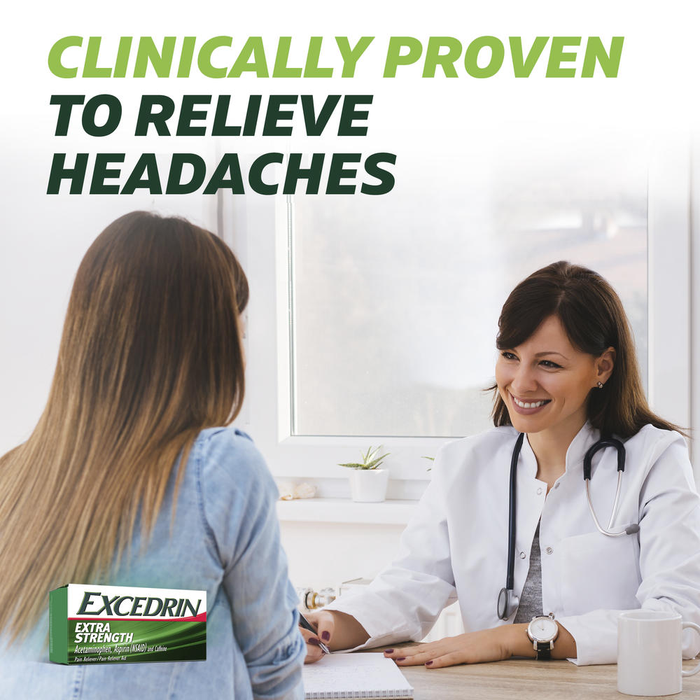 Excedrin Extra Strength Caplets — 24 Count, Pain Reliever for Headaches, Migraines & Body Aches