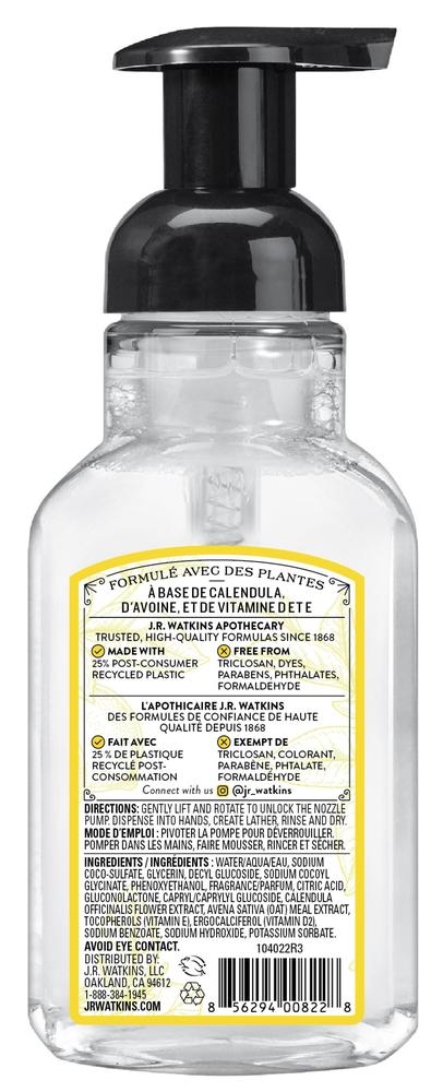 J.R. Watkins™ Foaming Hand Soap with Lemon Scent — 9 oz, Gentle & Refreshing