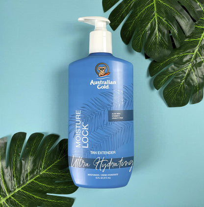 Australian Gold® Moisture Lock® Tan Extender Body Lotion — 16 oz, Hydration & Tan Maintenance