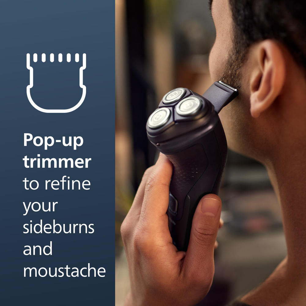 Philips Norelco™ Series 2400 Wet & Dry Electric Shaver — Rechargeable Rotary Razor for Men