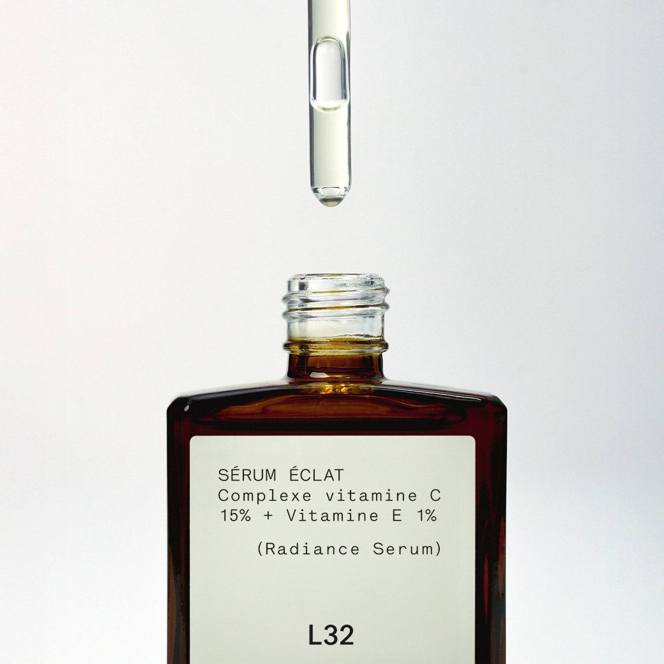 Radiance Serum L32 Vitamin C Serum – 15% Vitamin C Complex & 1% Vitamin E for Brighter, Smoother, Glowing Skin
