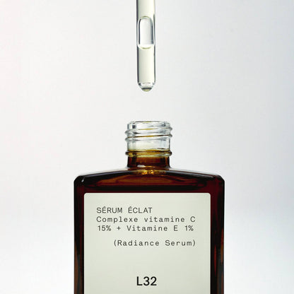 Radiance Serum L32 Vitamin C Serum – 15% Vitamin C Complex & 1% Vitamin E for Brighter, Smoother, Glowing Skin