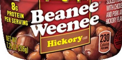 Van Camp’s Hickory Beanee Weenee — Sweet & Smoky Beans with Franks (7.5 oz)