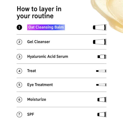 The INKEY List  Oat Makeup Removing Cleansing Balm