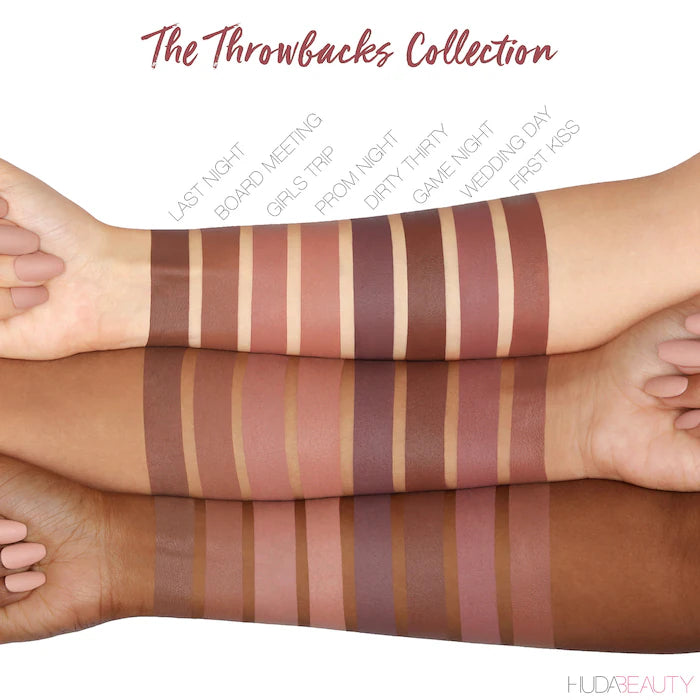 HUDA BEAUTY  Power Bullet Matte Lipstick - Throwback Collection