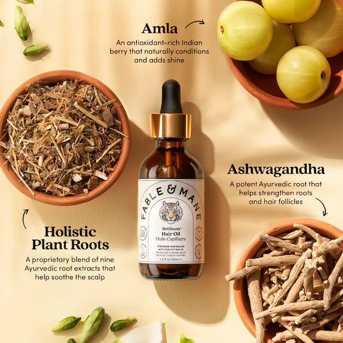 Fable & Mane  HoliRoots™ Pre-Wash Scalp & Hair Treatment Oil