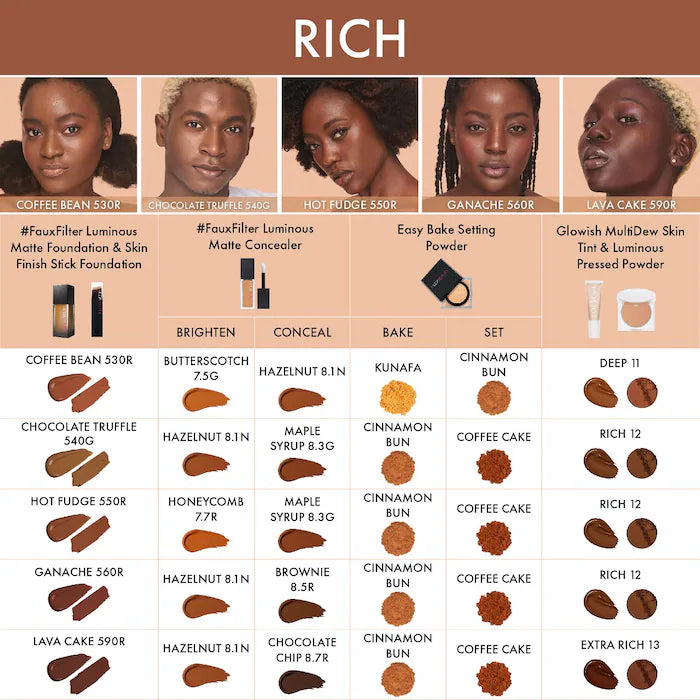HUDA BEAUTY  #FauxFilter Luminous Matte Foundation