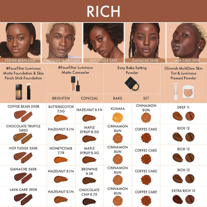 HUDA BEAUTY  #FauxFilter Luminous Matte Foundation
