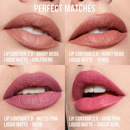 HUDA BEAUTY  Lip Contour 2.0 Automatic Matte Lip Pencil
