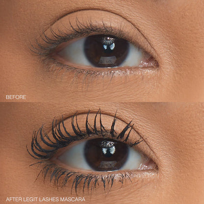 HUDA BEAUTY  Mini LEGIT LASHES Double-Ended Volumizing and Lengthening Mascara