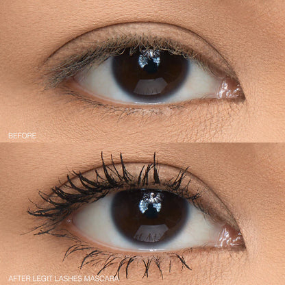 HUDA BEAUTY  Mini LEGIT LASHES Double-Ended Volumizing and Lengthening Mascara