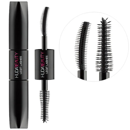 HUDA BEAUTY  Mini LEGIT LASHES Double-Ended Volumizing and Lengthening Mascara