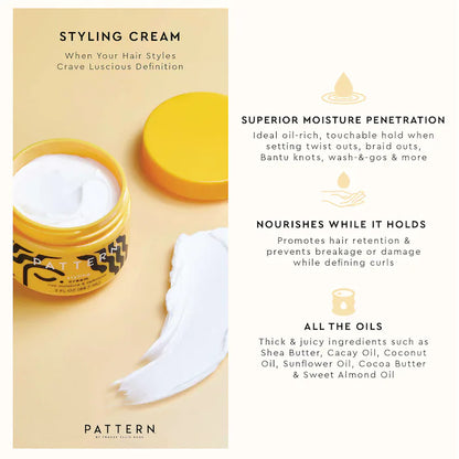 PATTERN by Tracee Ellis Ross  Styling Cream for Curly & Coily Hair
