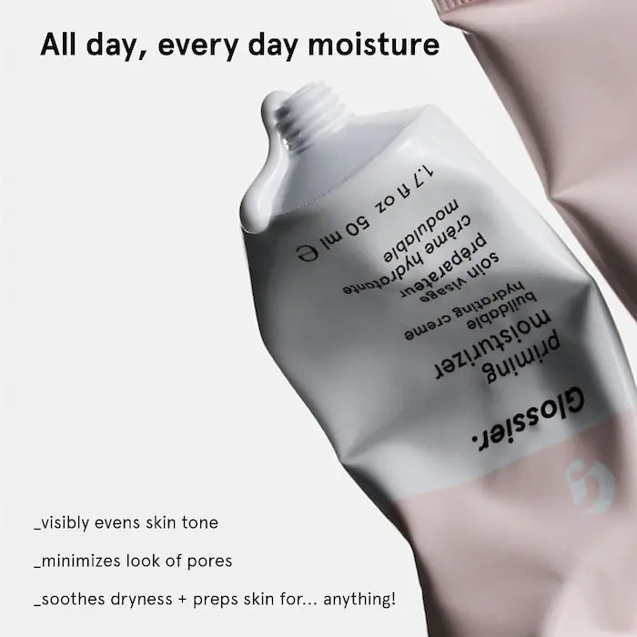 Glossier  Priming Moisturizer Lightweight Buildable Face Cream