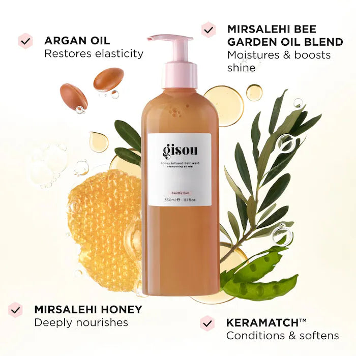 Gisou  Honey Infused Hair Wash Shampoo