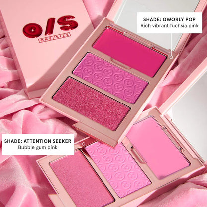 ONE/SIZE by Patrick Starrr  Cheek Clapper 3D Blush Trio Palette