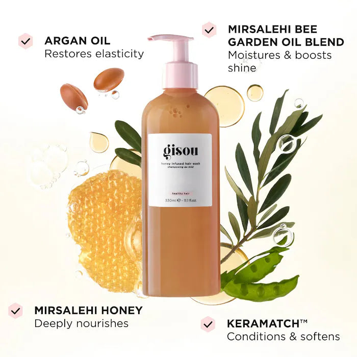 Gisou  Mini Honey Infused Hair Wash Shampoo