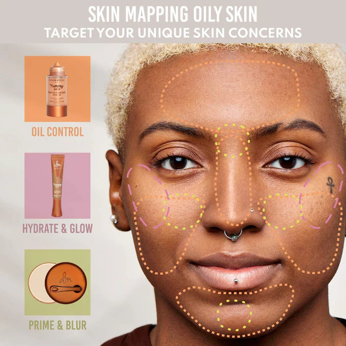 Danessa Myricks Beauty  Yummy Skin Mattifying Water Powder Serum with Niacinamide and Hyaluronic Acid