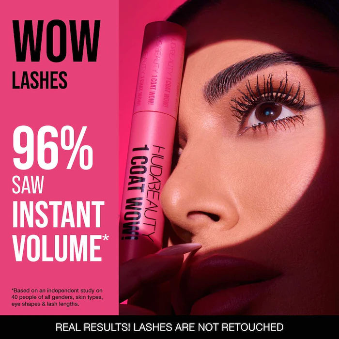 HUDA BEAUTY  Mini 1 Coat WOW! Extra Volumizing and Lifting Mascara