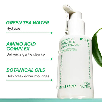 innisfree  Hydrating Green Tea Amino Acid Cleansing Oil