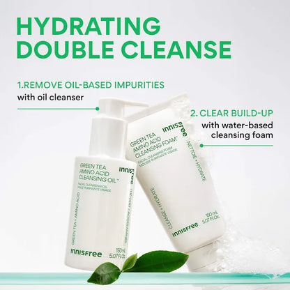 innisfree  Hydrating Green Tea Amino Acid Cleansing Oil