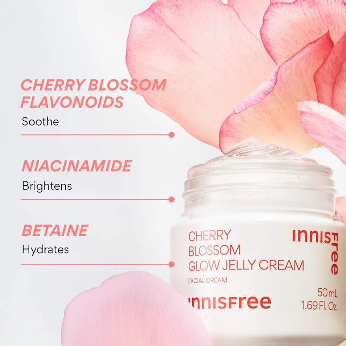innisfree  Cherry Blossom Dewy Glow Jelly Moisturizer with Niacinimide