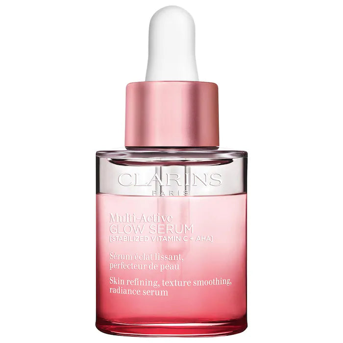 Clarins  Multi-Active Brightening Glow Serum with Vitamin C + AHA