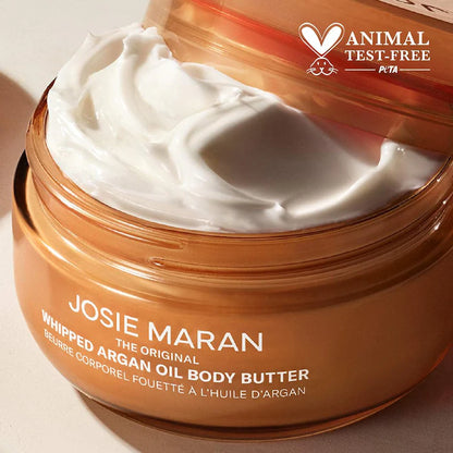 Josie Maran Sweet Citrus Refillable Whipped Argan Oil Firming Body Butter Jar