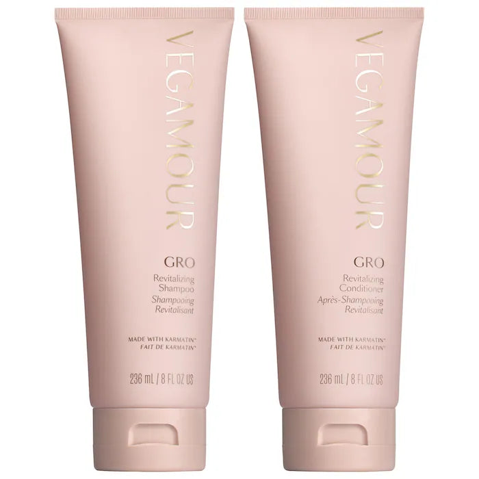 Vegamour  GRO Revitalizing Shampoo and Conditioner Set for Thinning Hair
