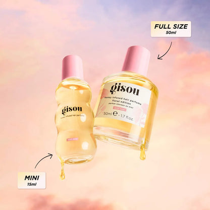 Gisou Wild Rose Honey Infused Hair Perfume — Long-Lasting Floral Hair Fragrance Mist