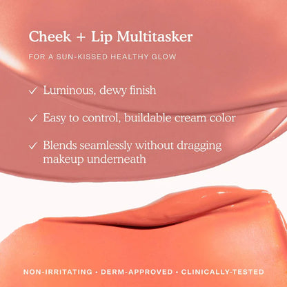 Tower 28 Beauty  BeachPlease Lip + Cheek Dewy Cream Blush