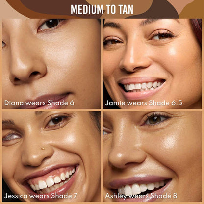 Danessa Myricks Beauty  Yummy Skin Soothing Serum Skin Tint Foundation with Peptides + Ceramides