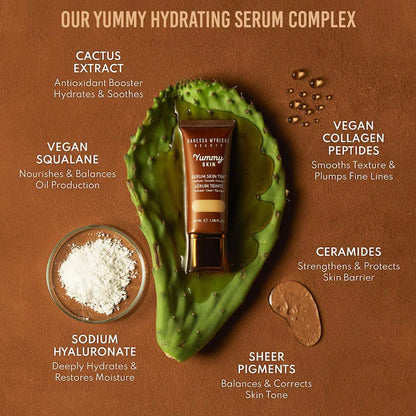 Danessa Myricks Beauty  Yummy Skin Soothing Serum Skin Tint Foundation with Peptides + Ceramides