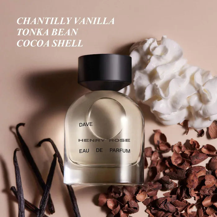 Henry Rose  Dave Eau De Parfum with Vanilla + Tonka Bean Travel Spray